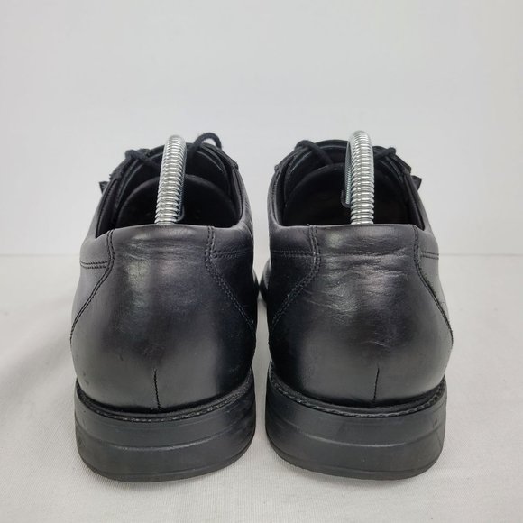 Mephisto Air Jet Saverio Black Leather Derby Dress Shoes US Size 8.5 - Picture 4 of 8
